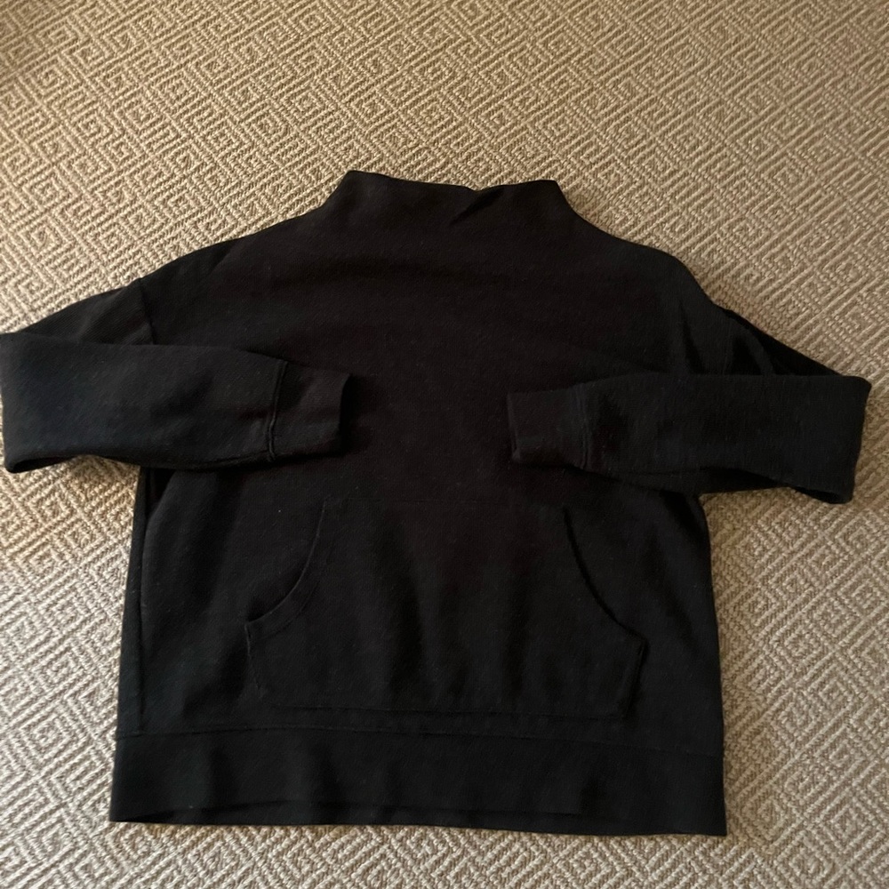 Banana Republic Black Mock Neck Women's Sweatshirt